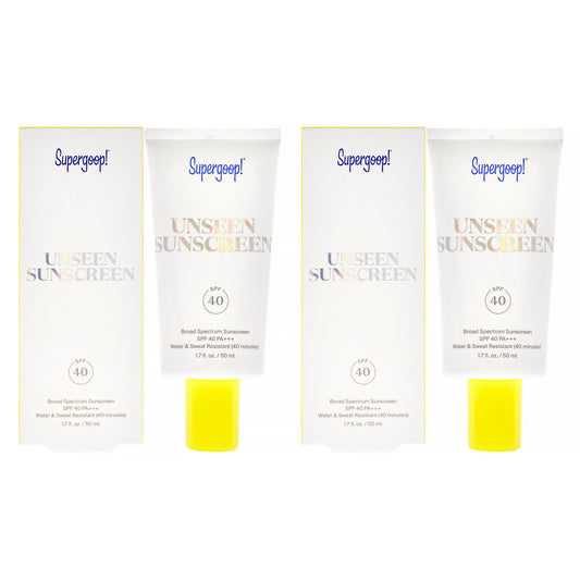 Unseen Sunscreen SPF 40 - Pack of 2 1.7 oz Sunscreen
