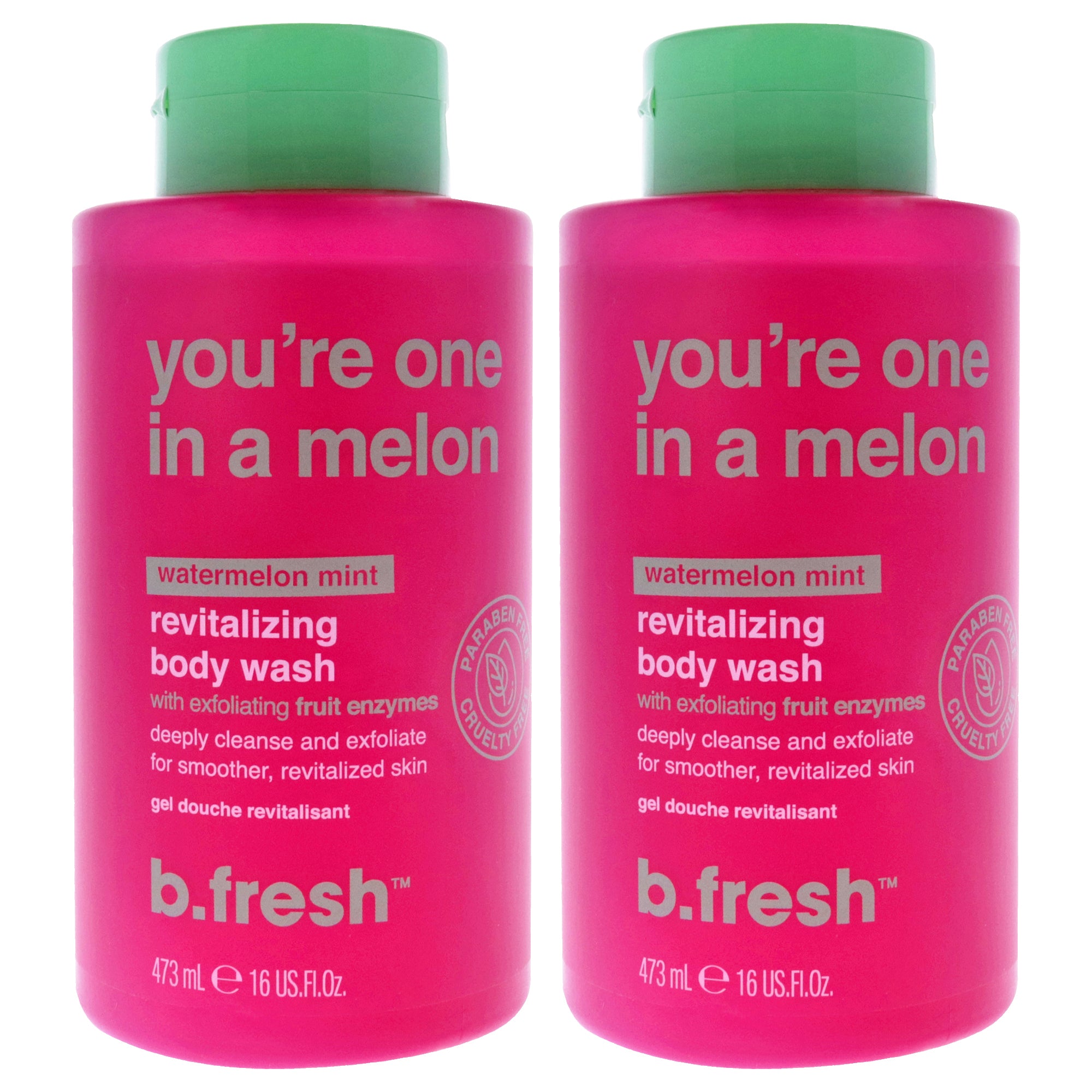 Youre One In A Melon Body Wash by B.Tan for Unisex - 16 oz Body Wash - Pack of 2