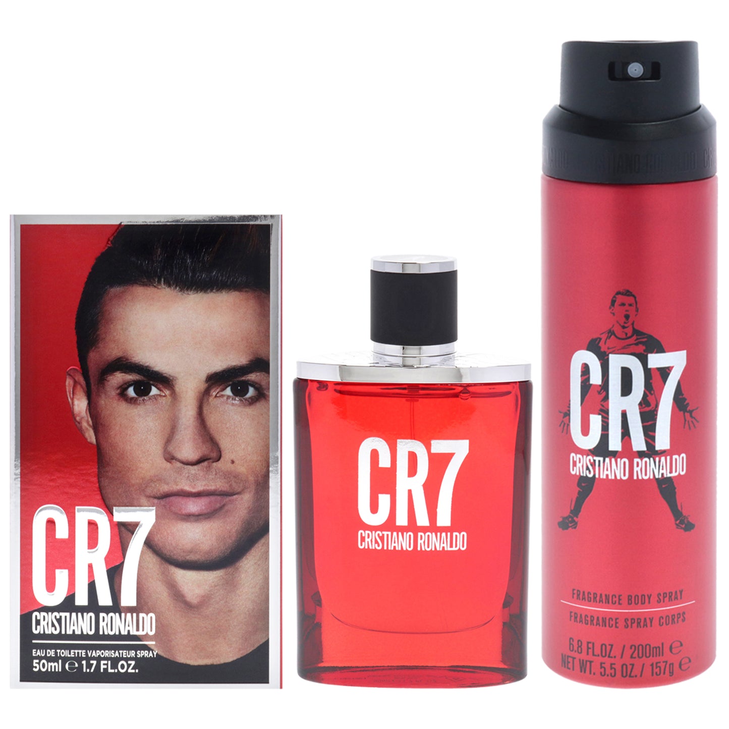 CR7 Kit 2 Pc Kit 1.7oz EDT Spray