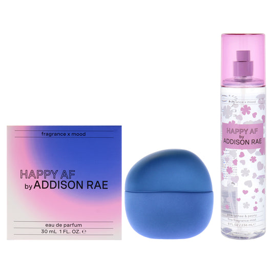 Happy AF Kit by Addison Rae for Women - 2 Pc Kit 1oz EDP Spray, 8oz Fragrance Mist