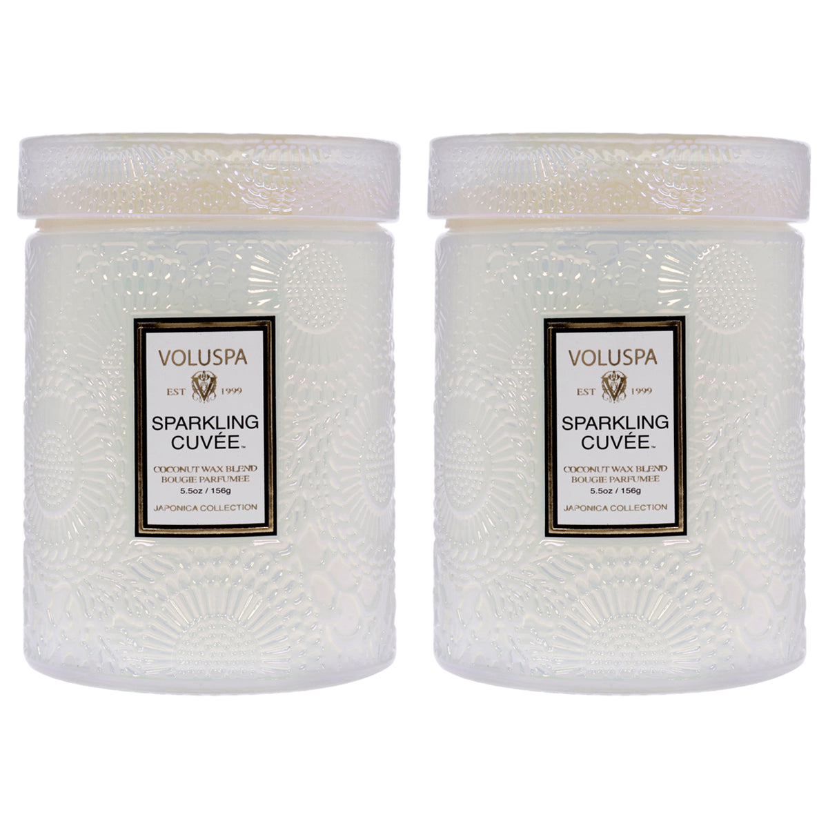 Japonica Collection Small - Sparkling Cuvee by Voluspa for Unisex - 2 x 5.5 oz Candle