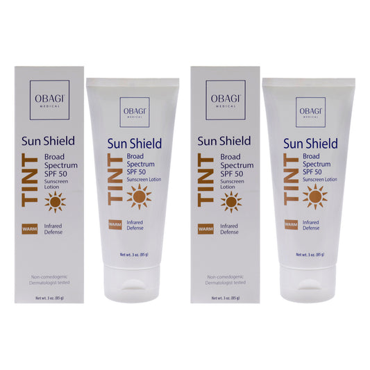 Sun Shield Tint SPF 50 - Warm Kit 2 x 3 oz Sunscreen