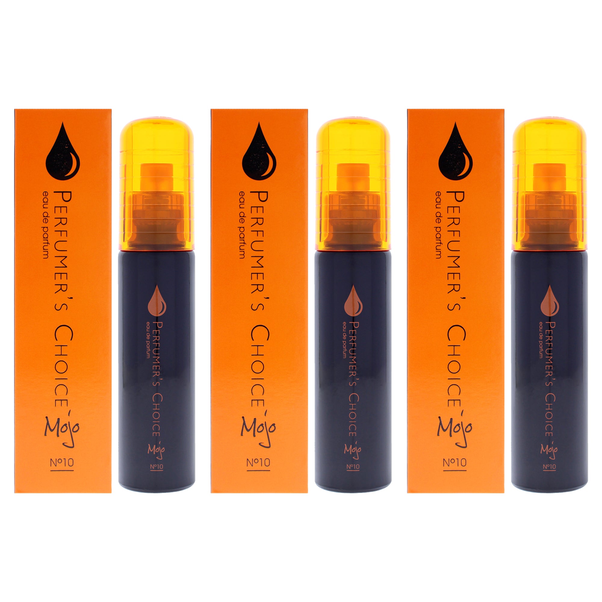 Perfumers Choice - No 10 Mojo by Milton Lloyd for Men - 1.7 oz EDP Spray - Pack of 3