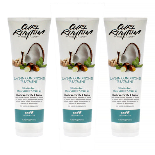 Leave-in Conditioner Treatment by Curl Rhythm for Women - 10 oz Treatment - Pack of 3