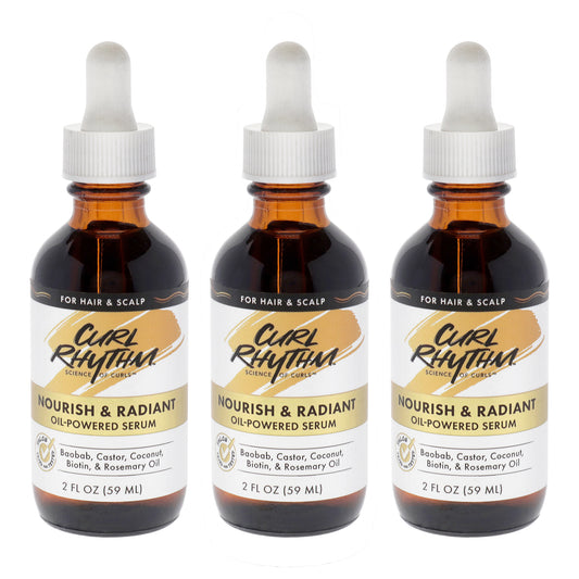 Curl Oil by Curl Rhythm for Women - 2 oz Oil - Pack of 3