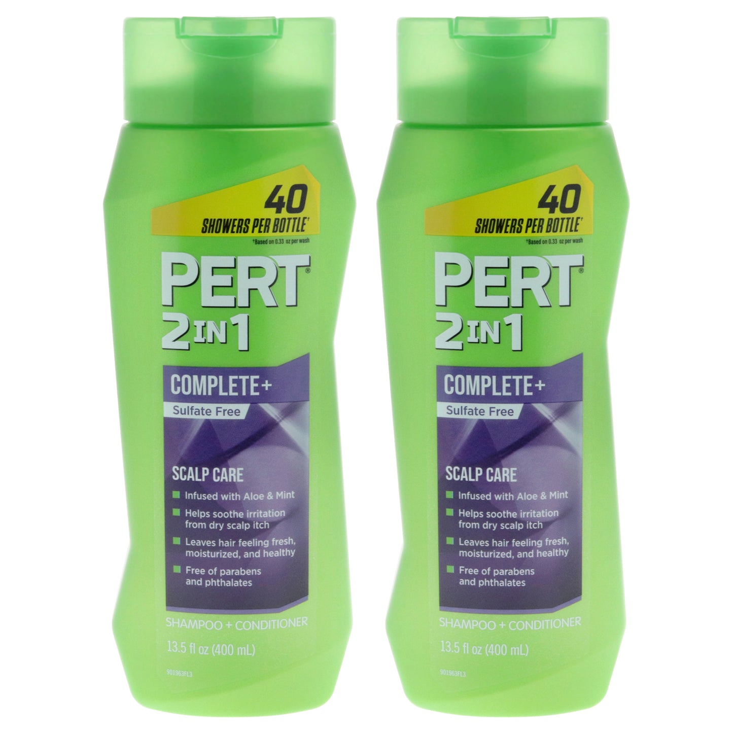 2 in 1 Complete Plus Scalp Care Shampoo and Conditioner by Pert for Unisex - 13.5 oz Shampoo and Conditioner - Pack 2