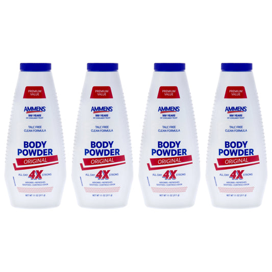 Body Powder - Original - Pack of 4 11 oz Powder
