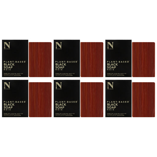 Bar Soap - Black by Dr. Natural for Unisex - 5 oz Soap - Pack of 6