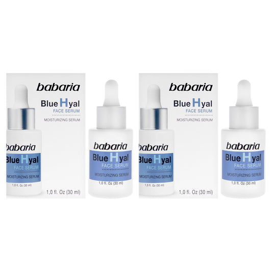 Blue Hyal Face Serum by Babaria for Unisex - 1 oz Serum - Pack of 2