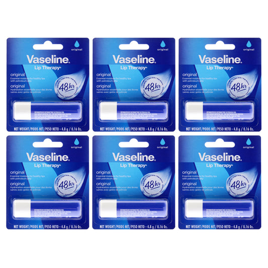 Lip Therapy Original Petroleum Jelly - Pack of 6 0.16 oz Lip Balm