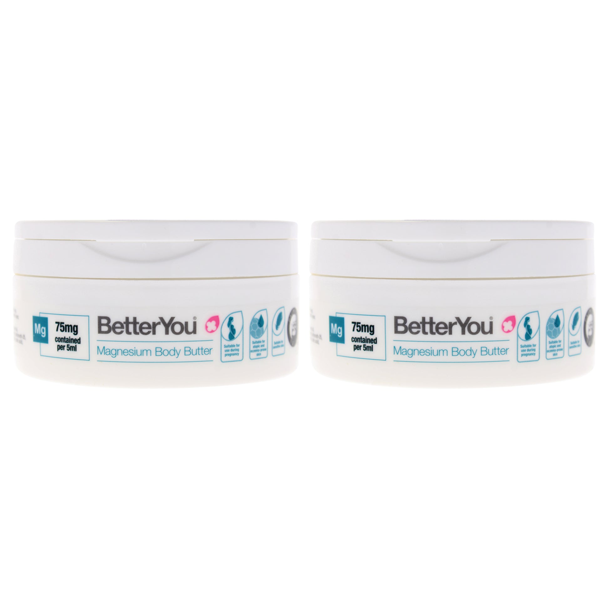 Magnesium Body Butter by BetterYou of Unisex - 6.76 oz Body Butter - Pack of 2