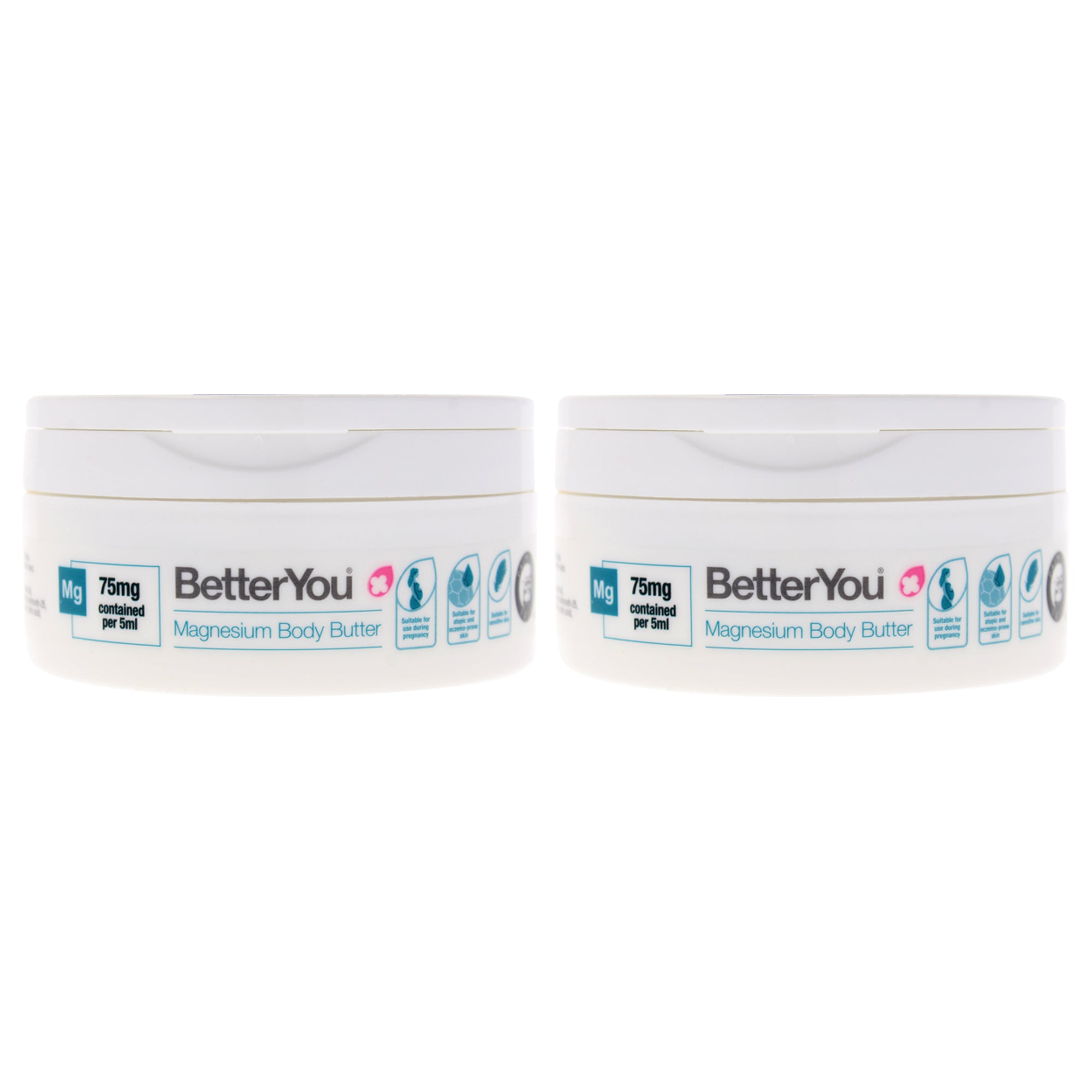 Magnesium Body Butter by BetterYou of Unisex - 6.76 oz Body Butter - Pack of 2
