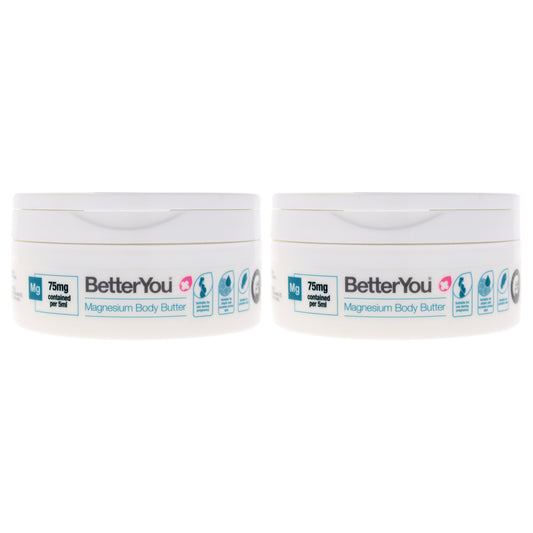 Magnesium Body Butter by BetterYou of Unisex - 6.76 oz Body Butter - Pack of 2