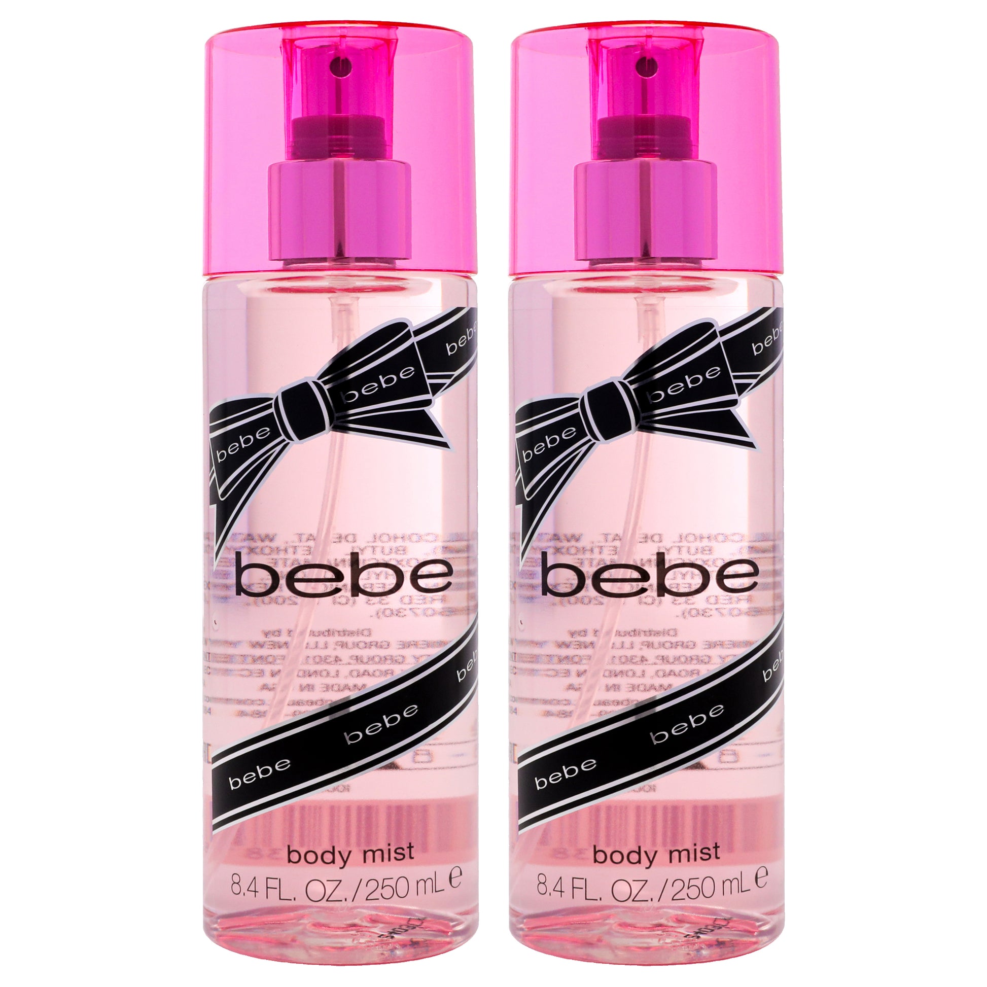Bebe Silver by Bebe for Women - 8.4 oz Body Mist - Pack of 2
