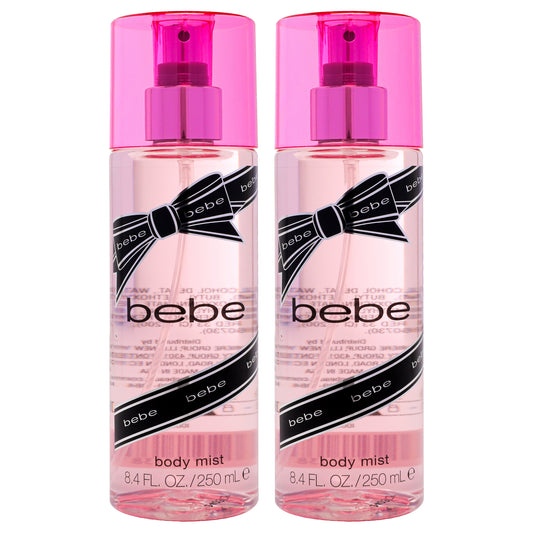 Bebe Silver by Bebe for Women - 8.4 oz Body Mist - Pack of 2