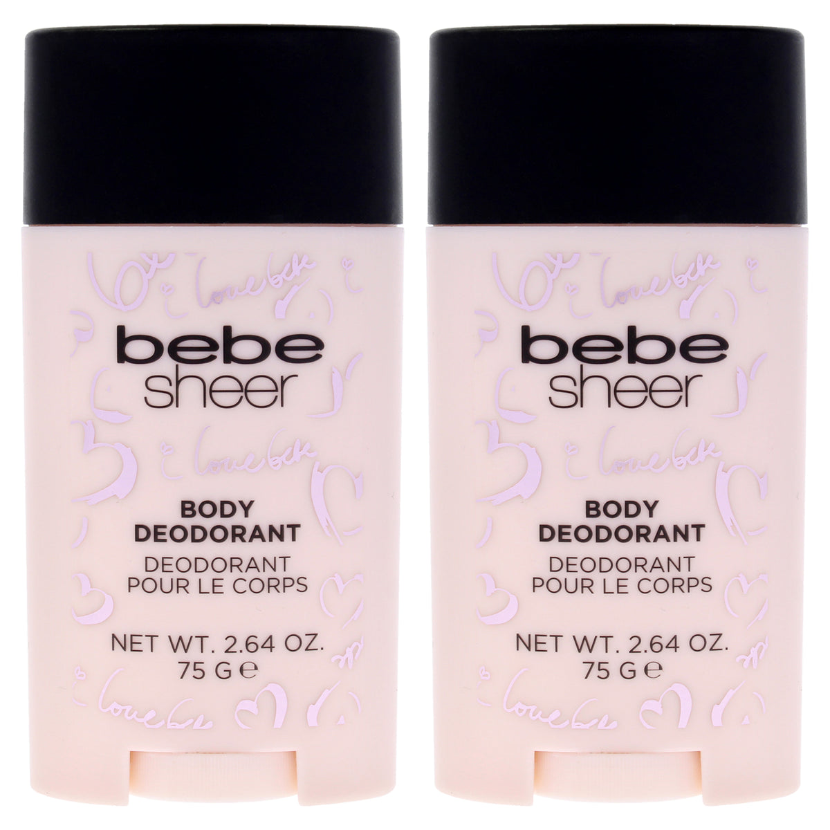 Bebe Sheer by Bebe for Women - 2.8 oz Deodorant Stick - Pack of 2