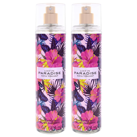 Lost in Paradise by Sofia Vergara for Women - 8 oz Fragrance Mist - Pack of 2