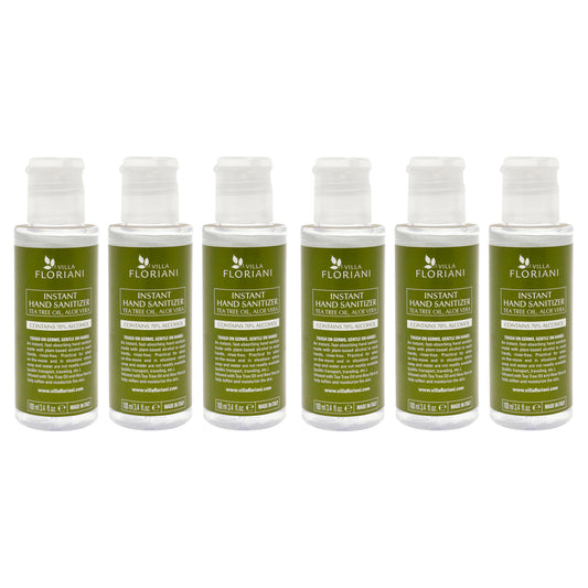 Villa Floriani Hand Sanitizer by Villa Floriani for Unisex - 3.4 oz Hand Sanitizer - Pack of 6