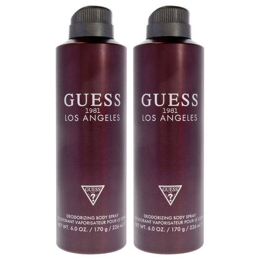 Guess 1981 Los Angeles - Pack of 2 6 oz Body Spray