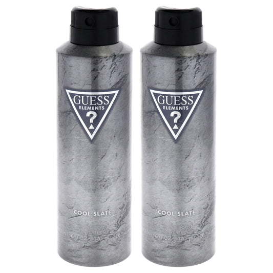 Guess Elements - Cool Slate - Pack of 2 6 oz Body Spray
