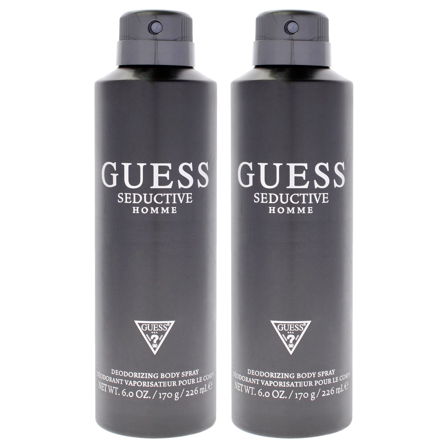 Guess Seductive Homme - Pack of 2 6 oz Deodorant Body Spray