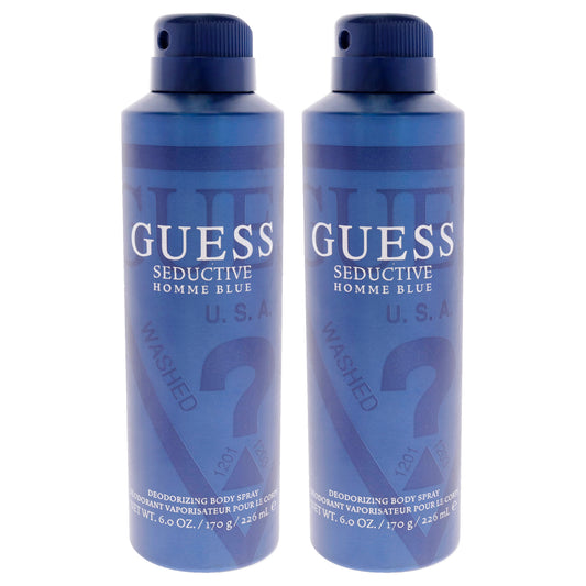Guess Seductive Homme Blue - Pack of 2 6 oz Body Spray