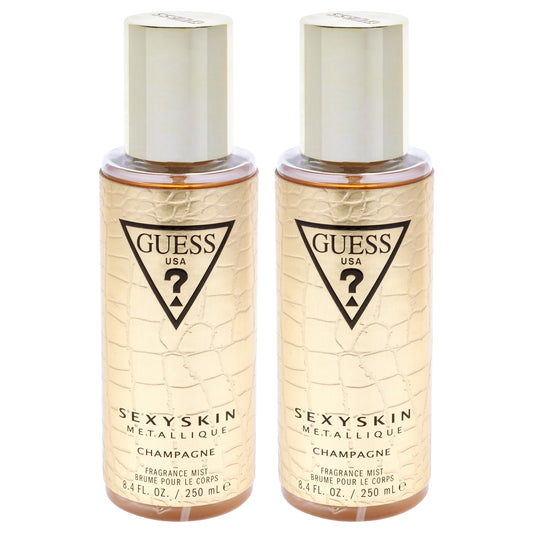 Guess Sexy Skin Metallique - Champagne - Pack of 2 8.4 oz Fragrance Mist