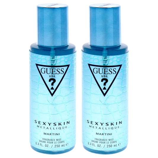 Guess Sexy Skin Metallique - Martini - Pack of 2 8.4 oz Fragrance Mist