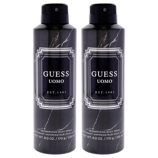 Guess Uomo - Pack of 2 6 oz Body Spray