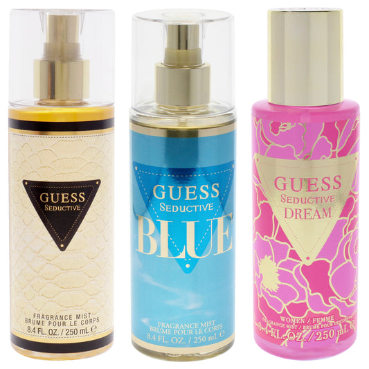 Guess Seductive Kit 3 Pc Kit 8.4oz Fragrance Mist