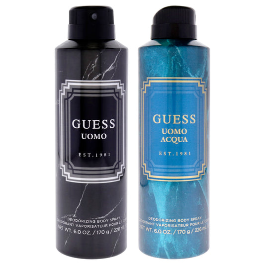 Guess Uomo Kit 2 Pc Kit 6oz Body Spray