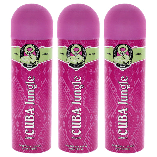 Cuba Jungle Snake - Pack of 3 6.6 oz Body Spray