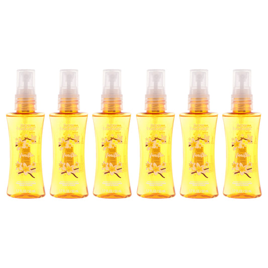 Vanilla Body Spray - Pack of 6 1.7 oz Body Spray
