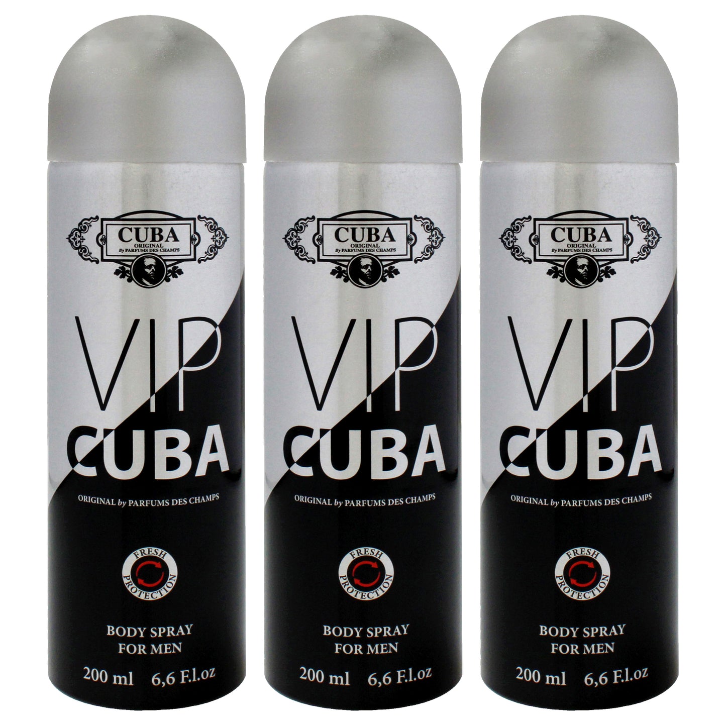 VIP - Pack of 3 6.6 oz Body Spray