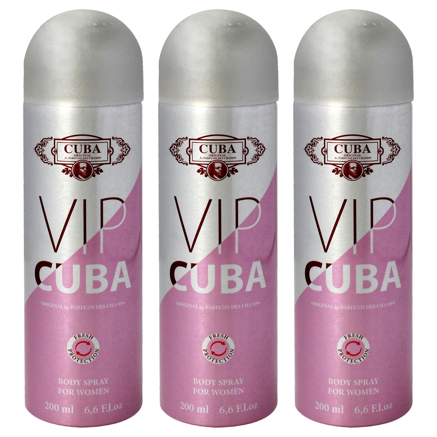 VIP - Pack of 3 6.6 oz Body Spray