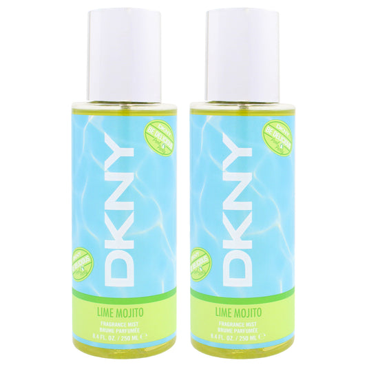 DKNY Be Delicious Pool Party - Lime Mojito by Donna Karan for Women - 8.4 oz Fragrance Mist - Pack of 2
