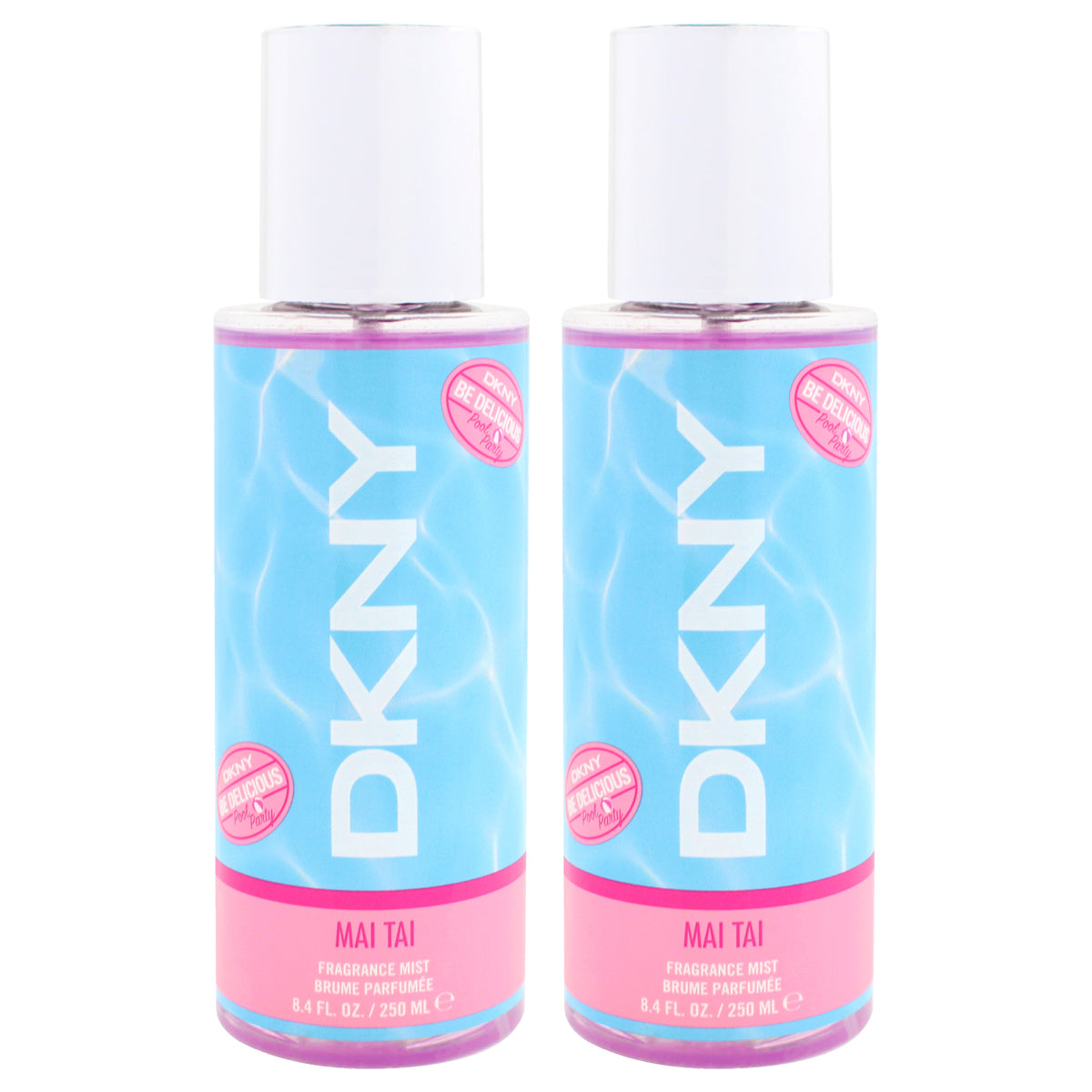 DKNY Be Delicious Pool Party - Mai Tai by Donna Karan for Women - 8.4 oz Fragrance Mist - Pack of 2