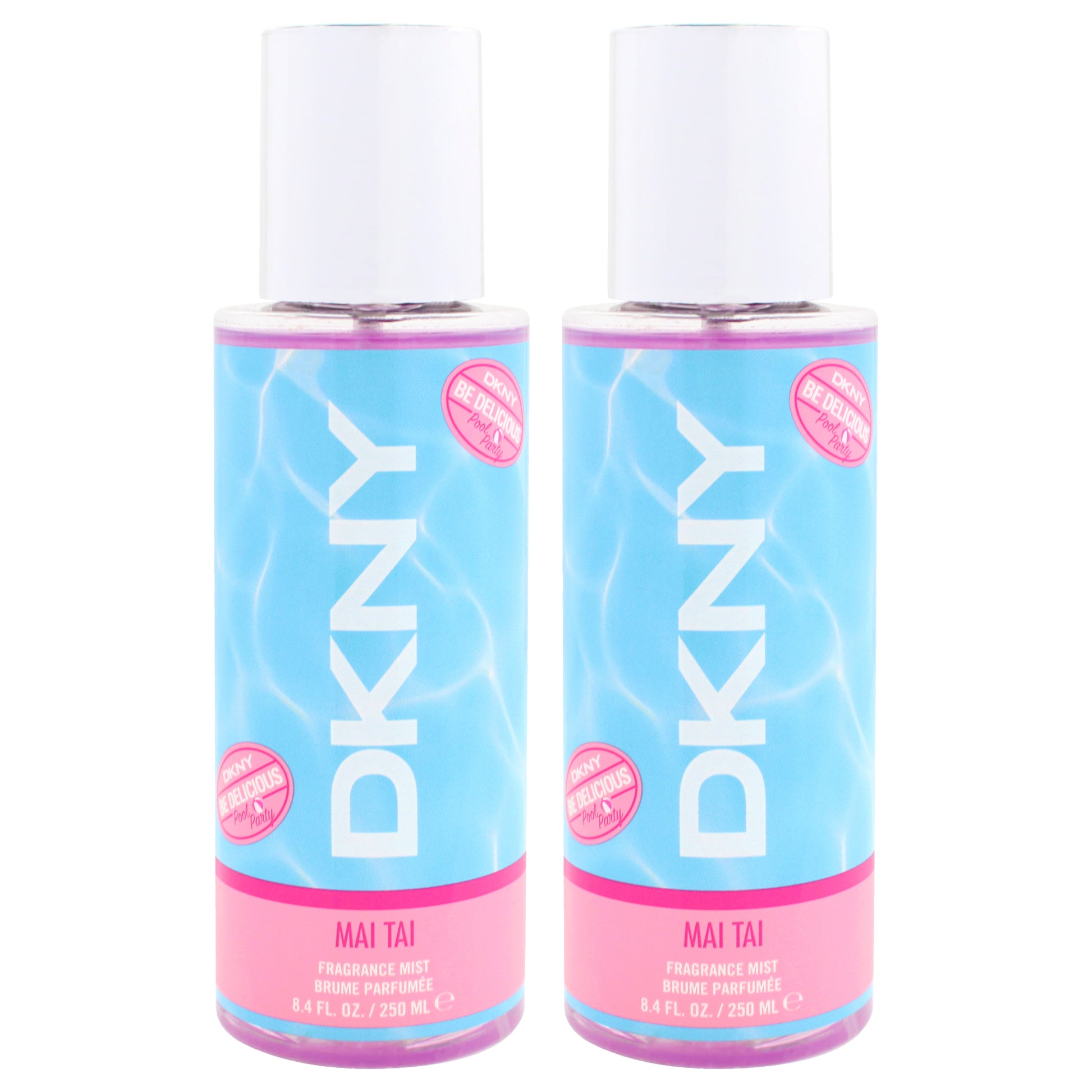 DKNY Be Delicious Pool Party - Mai Tai by Donna Karan for Women - 8.4 oz Fragrance Mist - Pack of 2