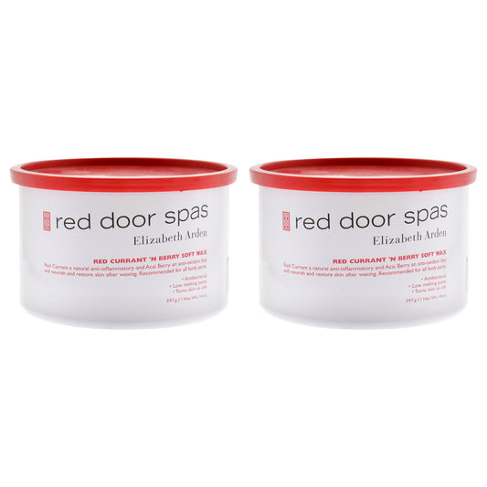 Red Door Spa Red Currant Soft Wax - Berry - Pack of 2 14 oz Wax