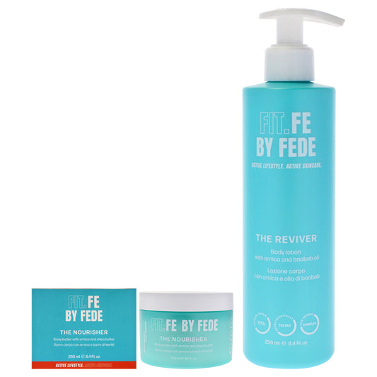 Fit.Fe By Fede kit 2 Pc Kit 8.4oz The Reviver Body Lotion