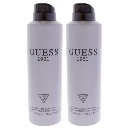 Guess 1981 - Pack of 2 6 oz Body Spray