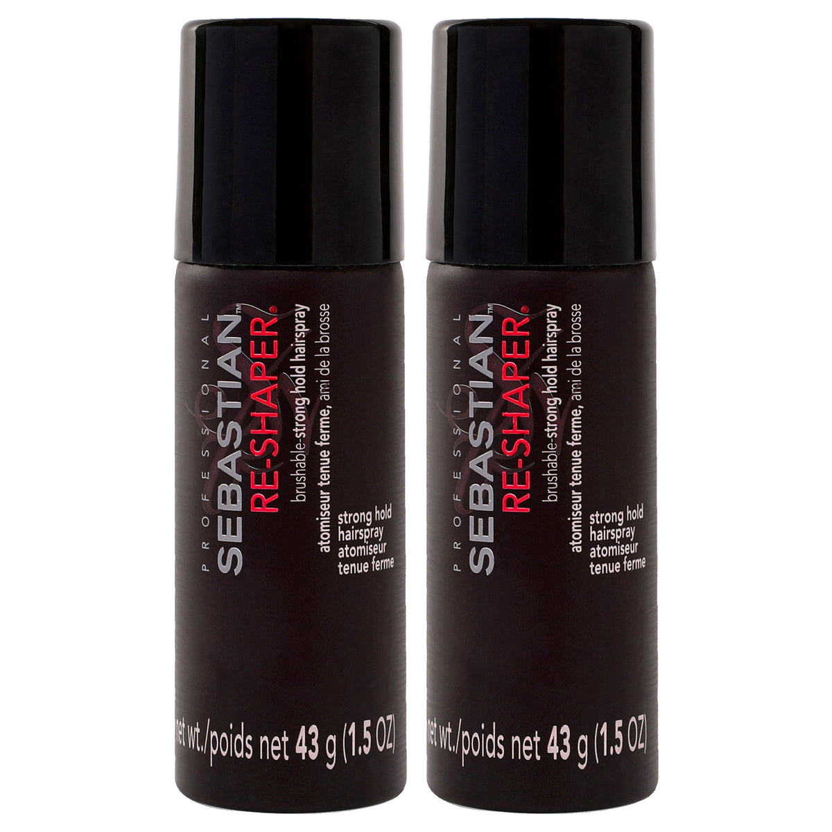 Re-Shaper Strong Hold by Sebastian for Unisex - 1.5 oz Hair Spray - Pack of 2