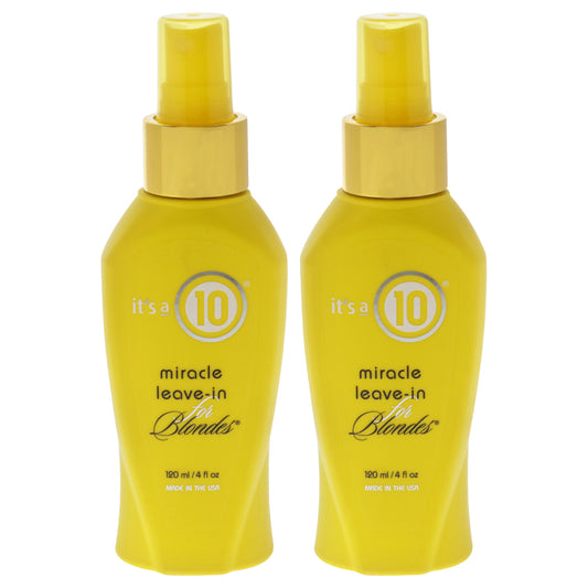Miracle Leave-In For Blondes - Pack of 2 4 oz Treatment