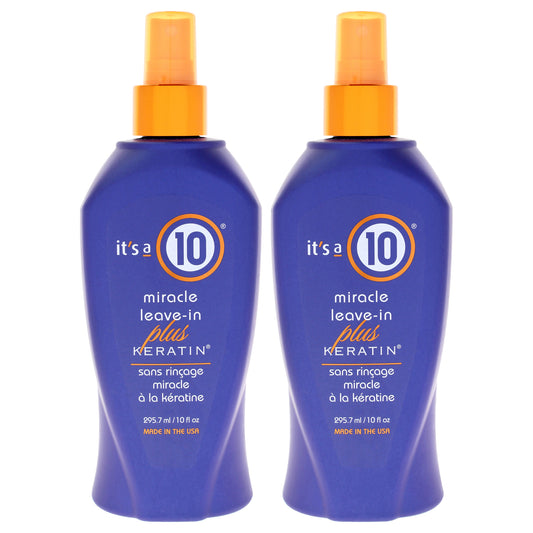 Miracle Leave In Plus Keratin - Pack of 2 10 oz Hair Spray
