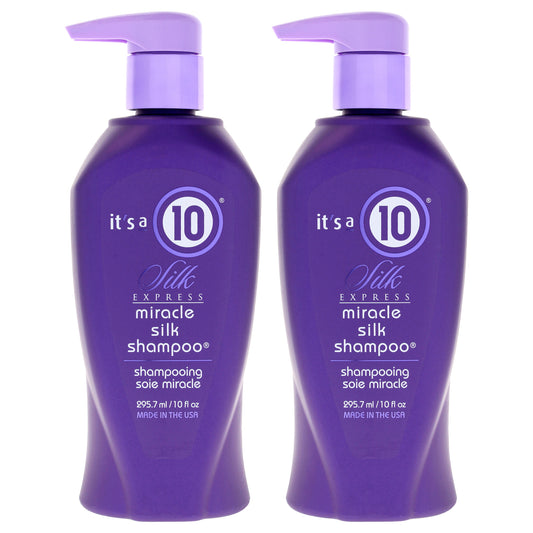 Silk Express Miracle Silk Shampoo - Pack of 2 10 oz Shampoo