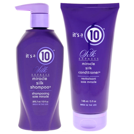 Its A 10 Kit 2 Pc Kit 10oz Silk Express Miracle Silk Shampoo