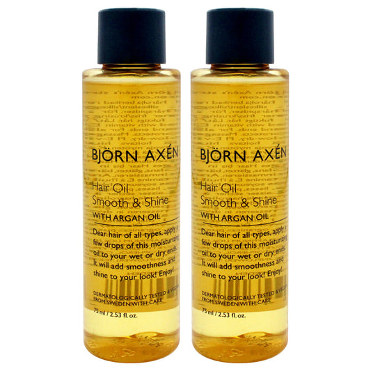 Hair Oil Smooth and Shine - Argan Oil  - Pack of 2 2.53 oz Oil