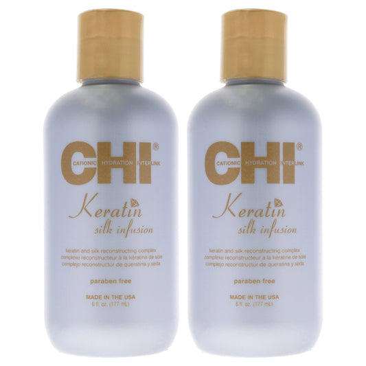 Keratin Silk Infusion  - Pack of 2 6 oz Treatment