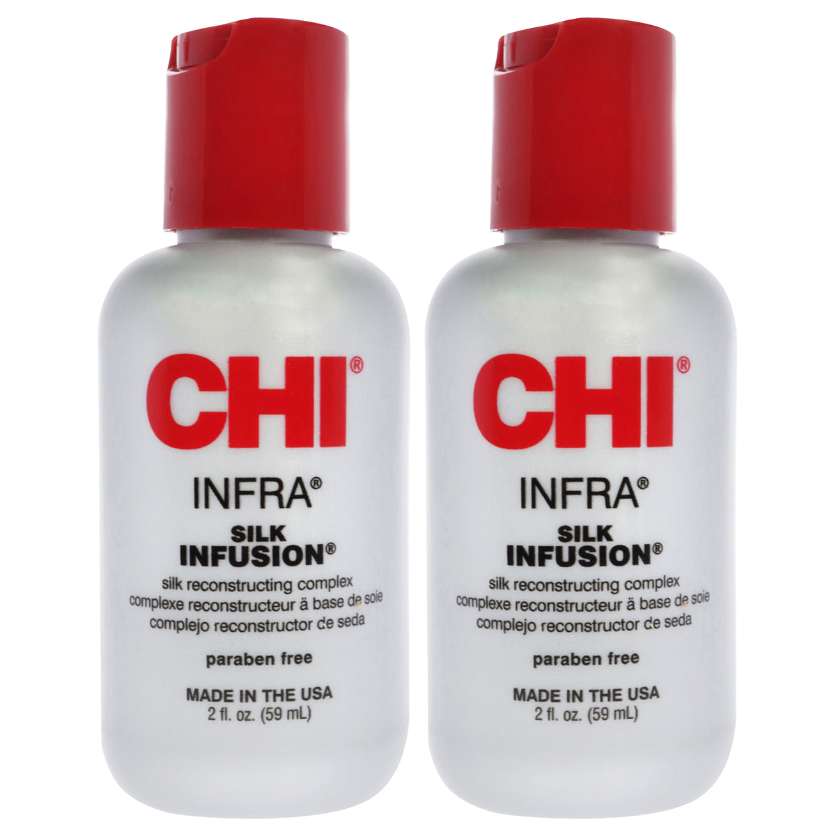 Silk Infusion Reconstructing Complex by CHI for Unisex - 2 oz Treatment - Pack of 2