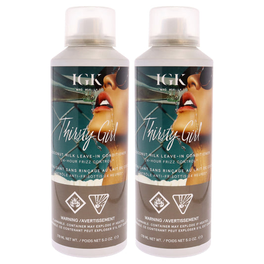 Thirsty Girl Coconut Milk Leave-In Conditioner - Pack of 2 5 oz Conditioner